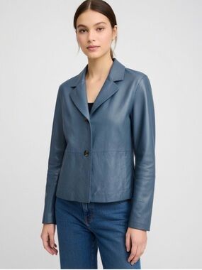 Lafayette 148 New York Nappa Leather jacket